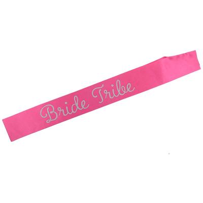 China New Hen Party Supplies Bridal Accessories Birthday Design Bachelor Party Decorations Bride To Be Sash for sale