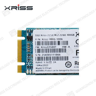 China XRISS Plastic / Metal Solid State Drive M2-2260 480GB Internal Solid State Drive Solid State Drive for sale