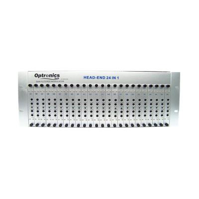 China 24 Ways Fixed Channel CATV RF Modulator For Hotel System HD To RF Analog Modulator Te koop