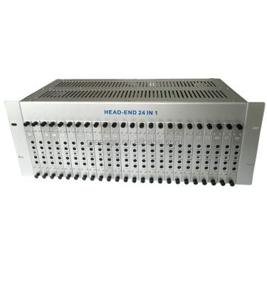 China GG-24M Fixed Channel CATV RF Modulator 24 In1CATV Headend  45-860Mhz 105-115 dB for sale