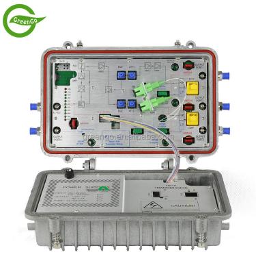 China HFC Network Equipment CATV Outdoor 4 Output Fiber Optic Node with return path zu verkaufen