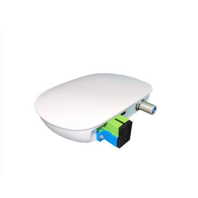 China AGC Plastic Shell FTTH Optical Receiver CATV Indor Mini Node With Wdm GGE-10H2C à venda