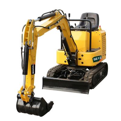 China Factory Seagull 1.2 Ton Mini Excavator SE12 Household Excavator Electric Crawler Excavator for sale