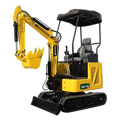 China Mini Digger 1.6ton Household Excavator Mini Factory Mini Excavator Crawler Excavator With Euro V Emission for sale