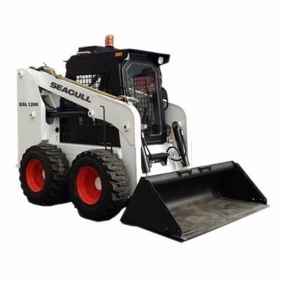 China Construction Works Hot Sale SSL1200 Skid Steer Loader 1200kg Loading Capacity for sale