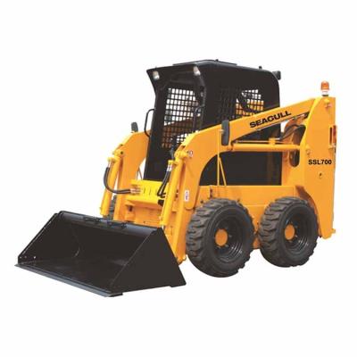 China Construction Works Hot Sale SSL700 Skid Steer Loader 700kg Loading Capacity for sale