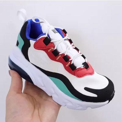 China New Light 27C Colors React Outdoor Sports Boy Girls 270 Kids Toddler Running Shoes Black Purple Children Sneakers White 24-35 for sale