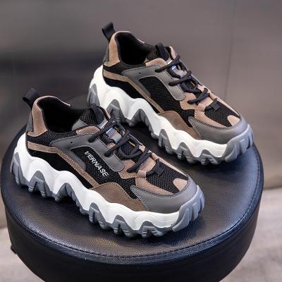 China CUSHIONING Spring Height Increasing Women's Tennies Casual Walking Shoes Ladies Flat Flat Lady Casual Shoes for sale