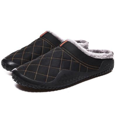 China Winter Lazy Slippers Slipper Fashion Trend Men's Cotton Indoor Outdoor With Plush Warm Lining Casual Shoes for sale