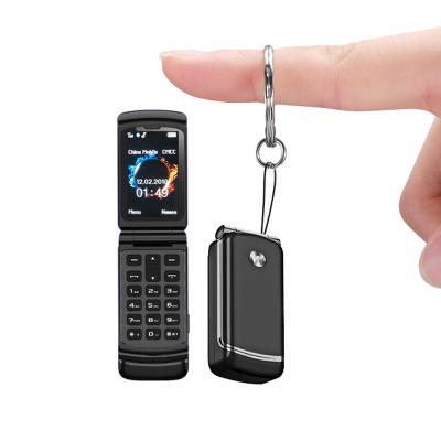 China Small Mini Size GSM Button Flip Feature Keypad Cell Phone from Mini Wholesale Tiny Cheap Very for sale