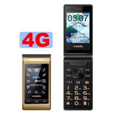 China OEM Wholesale Dual SIM Card New Old Man 4G Seniors Dual SIM Big Button Handwritten Screen Flip Mobile Feature Phones For Seniors for sale