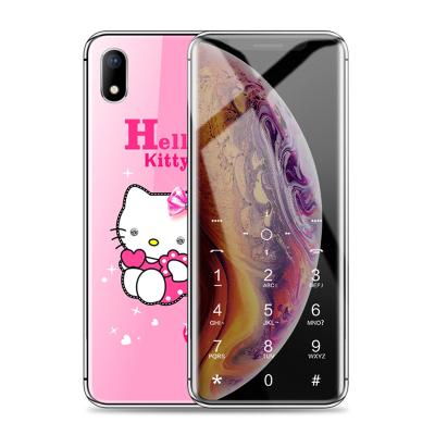 China Dual SIM Card Low Price Stock Lot Ultra Thin Bar GSM 2G Kitty Feature Cell Phone Sale Cute USA Cheap Wholesale for sale