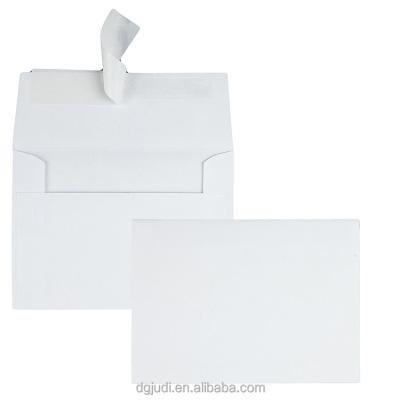 China Eco - Friendly Self - Seal Security White Envelope For Invitation , Mailing , Business for sale