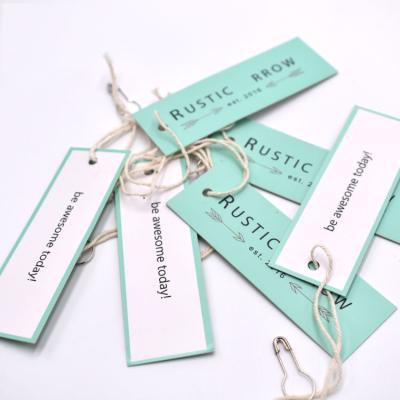 China Viable Customize Custom Labels Apparel Swing Tags For Customs for sale