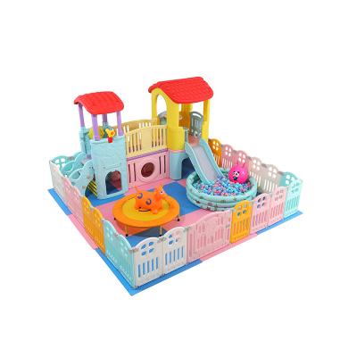 China Kids Plastic Playground Barrier Area Children Indoor Playground Equipment Plastic Fence For Sale for sale