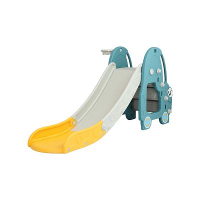 China PE Mini Color Baby Play House Indoor Plastic Slide and Swing Playground Toys Baby Slide for sale