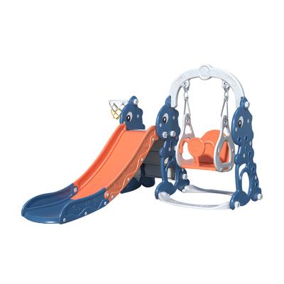 China PE Kids and Children Slide and Swing Set Playing Home Indoor Playground for Kids for sale