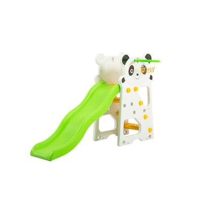 China New Style PE Color Kindergarten Baby Indoor White Plastic Kids Jumpsuit White Plastic Slide for sale