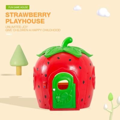 China Kids Strawberries Eco - Friendly Indoor Playhouse Set Indoor Playground Set for sale