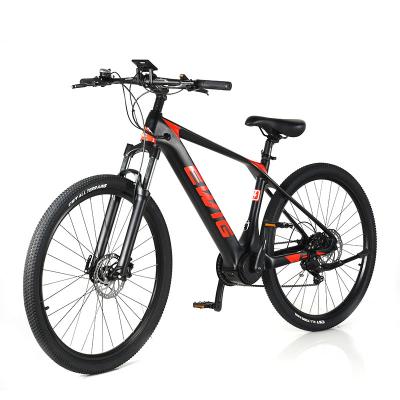 China Carbon Fiber Mankeel 36V Mid Drive Carbon Fiber Mountain Bike 27.5 INCH Ebike OFF ROAD E Bike Mid Drive Electric Motor for sale