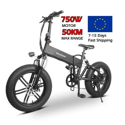 China Mankeel MK011 UK Fat Tire Men's Motorized Folding Standard Fat Tire Ladies 16 Inch Electric Bicycle for sale