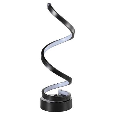 China Modern Simple Study Living Room Bedroom Lamp LED Desk Lamp Spiral Touch Switch Modern Wholesale Hot Selling Office Desk Lamp for sale