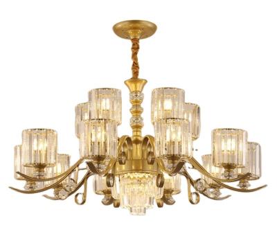 China Nordic Crystal Chandelier Living Room Lamp Atmosphere Ceiling Lights Simple Modern Luxury Modern Dining Room American Bedroom Lamp for sale