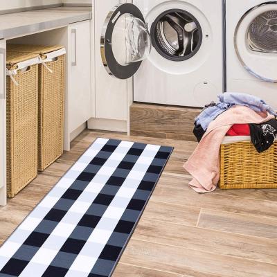 China Mat Throw Pillow Kitchen Door Mat Running Back 2 Piece Washable Custom Kitchen Mat One Set Non-Slip Mat for sale