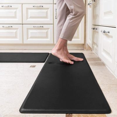 China Non Slip Anti Fatigue Mat Non Slip Anti Fatigue Kitchen Floor Mats Thick Cushioned PVC Standing Mat For Kitchen for sale