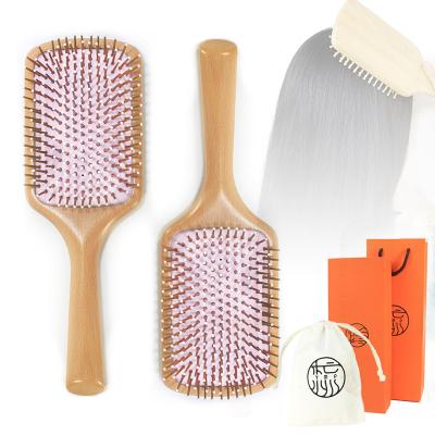 China For Home Use Wholesale High Quality Health Care Hair Tools Wooden Hair Brush Comb Massage Combs for sale