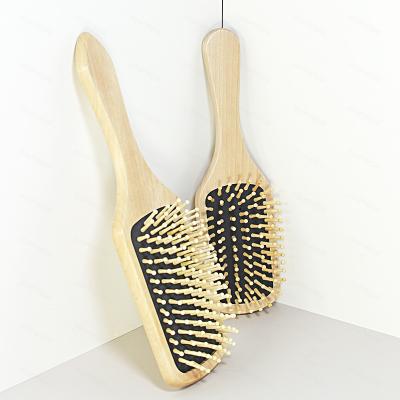 China All Lotus Airbag Panel Massage Comb Large Massage Comb Hair Growth Comb Wooden Massage Wood Material for sale