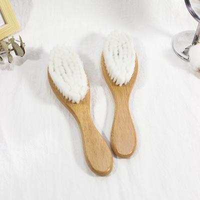 China All Hot Selling Private Label Hair Brush Wool And Fiber Paddle Wooden Wood Brush for sale