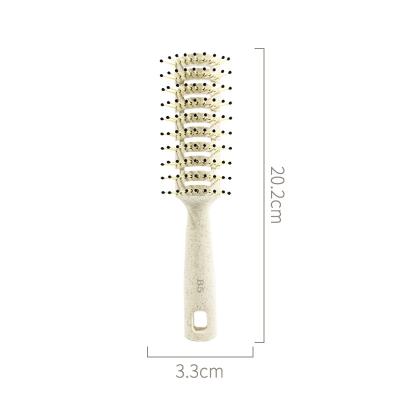 China For Home Use Curving DIY Bare Ribs Comb Custom Logo Anti-Static Salon Hair Comb for sale