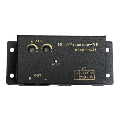 China High To Bass 2-Channel Line Line Adapter 114*49*26.5mm RCA Car Output Converter Output for sale