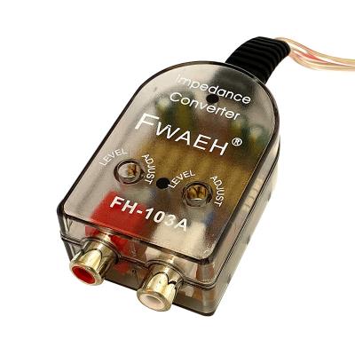 China Hot Sale 12v Para 24v Car Audio High To Low Impedance Converter for sale