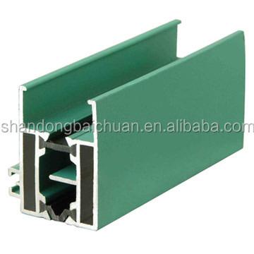 China door & Aluminum Extruded Profiles t5 030 Section 6063 Aluminum Window Two Panel Mullion Weight for sale