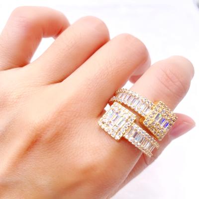 China New Arrival Hip Hop Jewelry Zirconia And S925 Rings High Grade Iced Out Custom Ring for sale