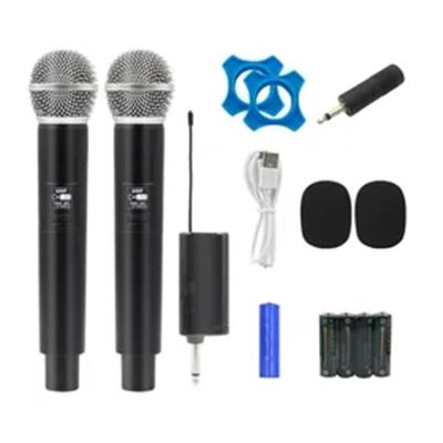 China Bass Karaoke Microphone Usb Connect Uhf Bluetooth Triple Mic Karaoke System Good Quality for sale