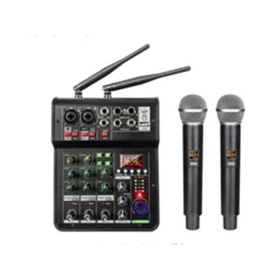 China Install Modern Sound Mixer 4 Channel Drivers Professional Digital DJ Sound Mixer System for sale