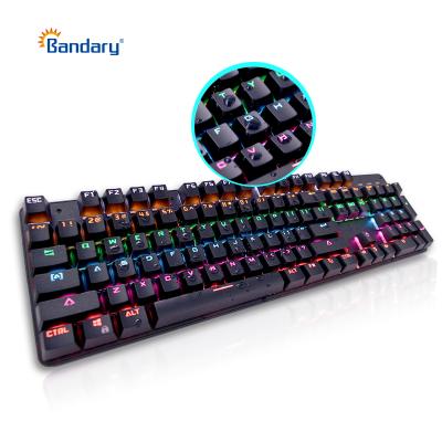 China Bandary T700 104 Mechanical Keys Waterproof Green Switch 9 - RGB Backlight Desktop Custom Gaming Computer USB Mechanical Keyboards for sale