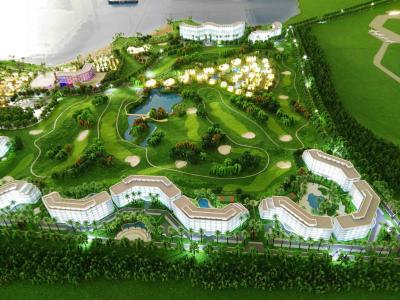 China UAS villa resort landscape model , physical scale model for sale