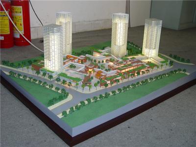 China Scale building model of residential house , model architect with led lighting for sale