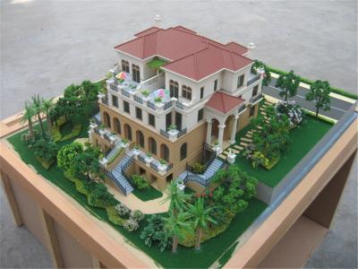 China Architecture villa model making with transparent material for sale