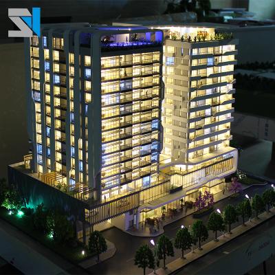 China Led lighting scale house model making , 3d physical model for real estatet marketing for sale