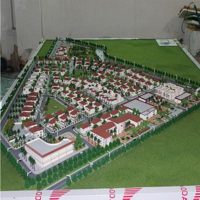 China Miniature villa scale models for development plan , 3d physical model with lighting for sale