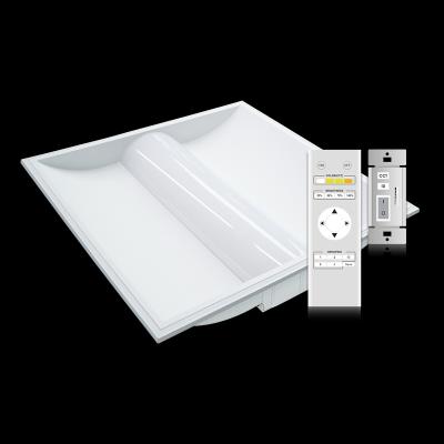 China High reasonable recessed dimmable led panel light 125LM/W 0-10v desktop 1X4 2x2 2x4 led troffer retrofit kit for sale