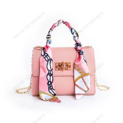 China Fashion Women's Bags PU Leather Cross - Body Bag Button Zipper Fashion Tote Chain Bag Designer Handbags Famous Brands Purses and Handbags for sale