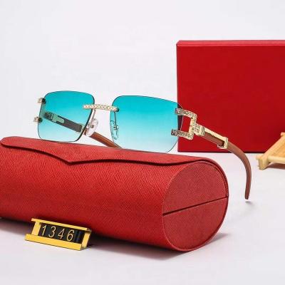 China Fashion Sunglasses Designer Women Famous Brand 1346 Sunglasses for sale