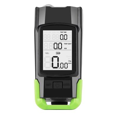 China Tachometer Speed ​​Calculator Bicycle Led Lights Mountain Bike LED Headlight Taillight Bicycle Set Lamp Mount Accessories for sale