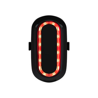 China PC+ UV Bicycle Led Front Tail Light 100lm IP66 Long Tail Light For Rechargeable Led Bicycle Bike Fog Light for sale